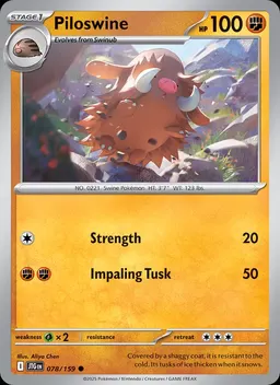 Piloswine #78