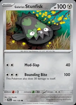 Galarian Stunfisk #106