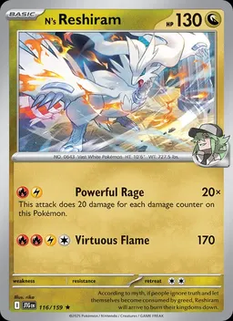N's Reshiram #116