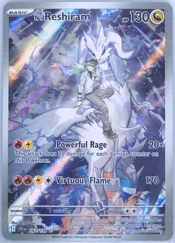 N's Reshiram card photo