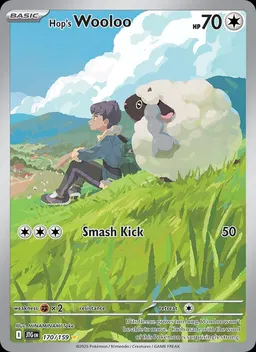 Hop's Wooloo card photo