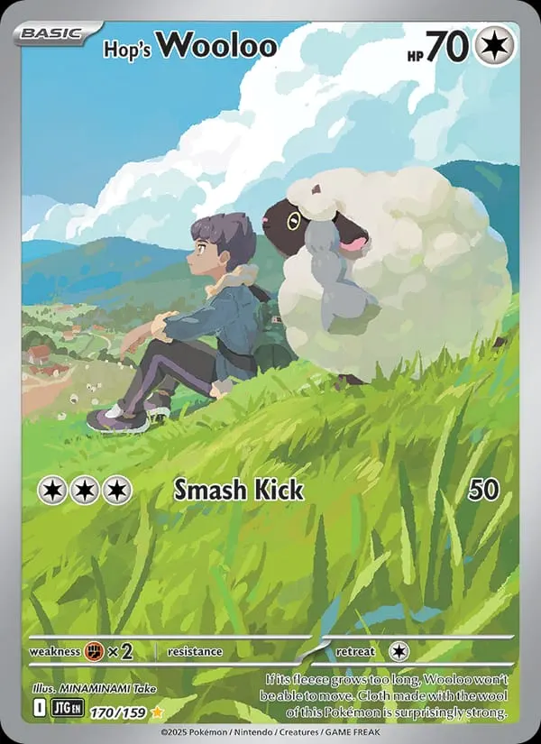Hop's Wooloo card photo