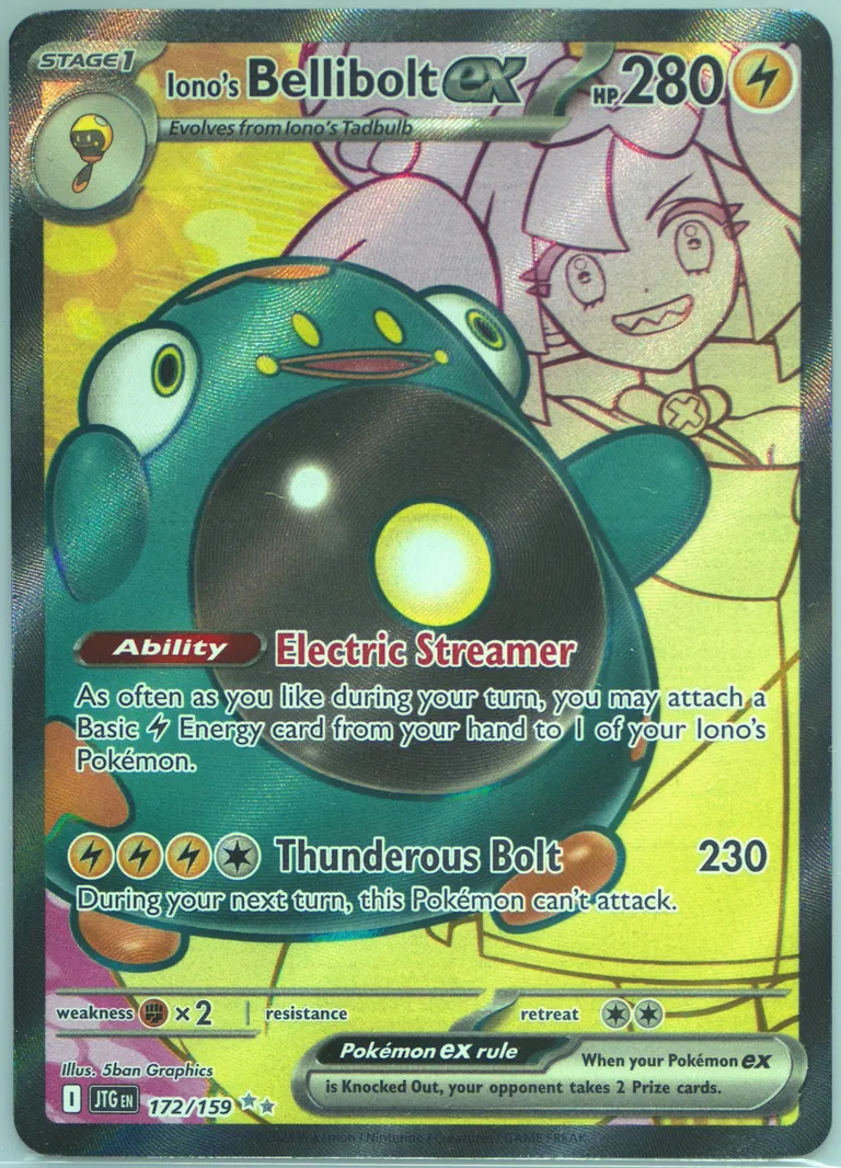 Iono's Bellibolt ex card photo