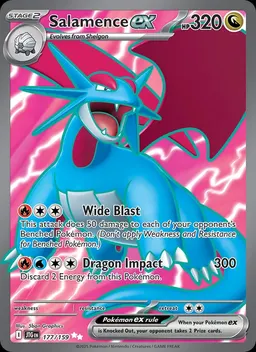 Salamence ex card photo