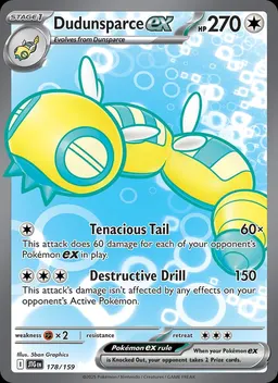 Dudunsparce ex card photo