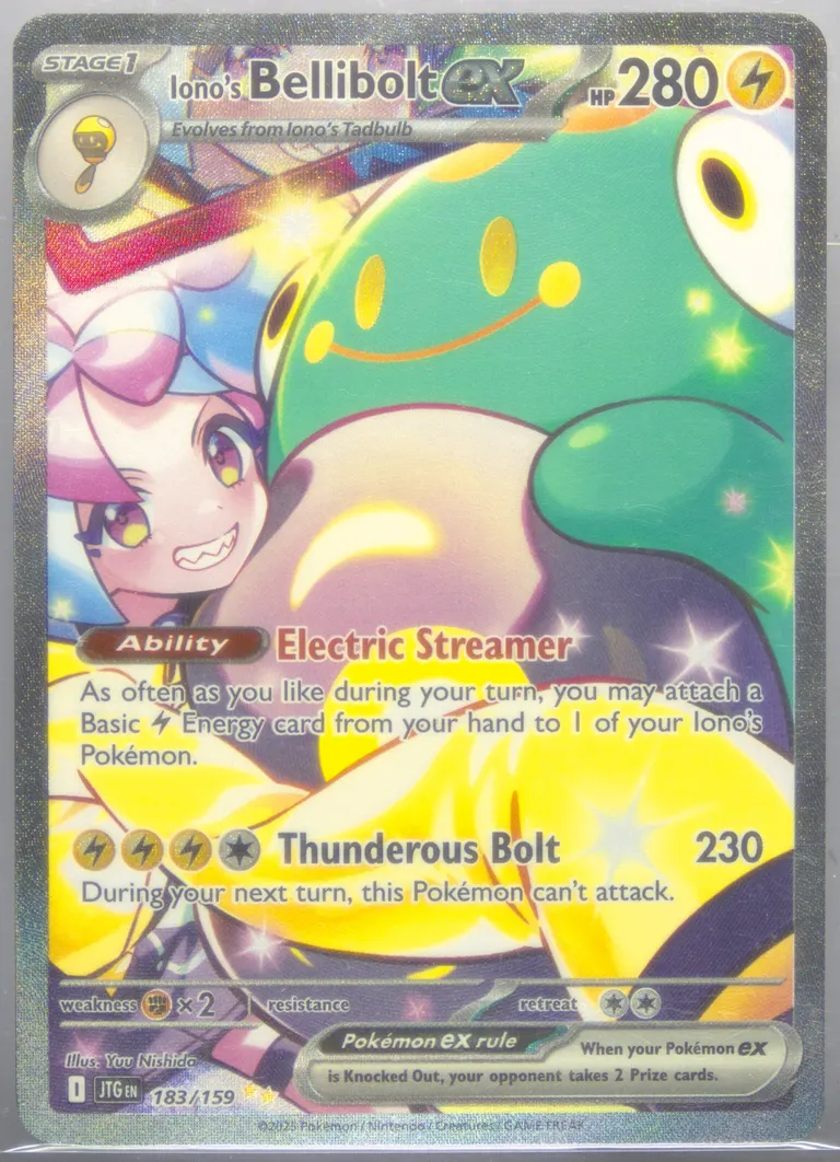 Iono's Bellibolt ex card photo