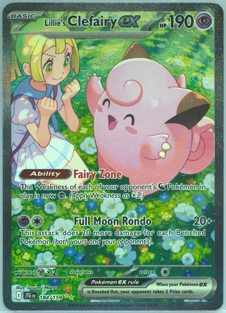 Lillie's Clefairy ex card photo