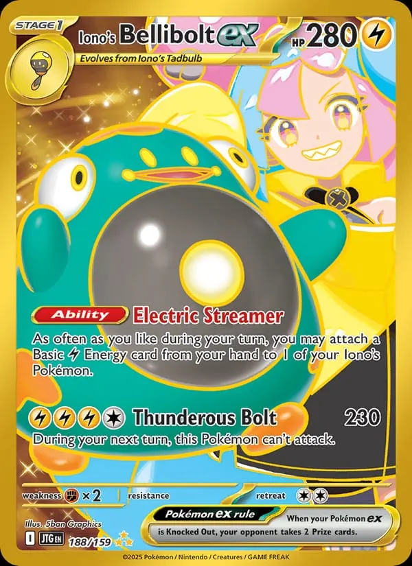 Iono's Bellibolt ex card photo