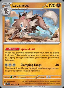 Lycanroc card photo