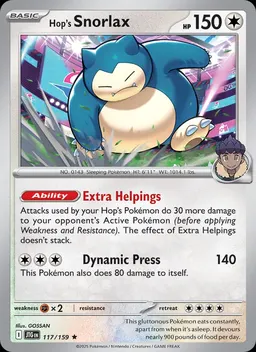Hop's Snorlax #117