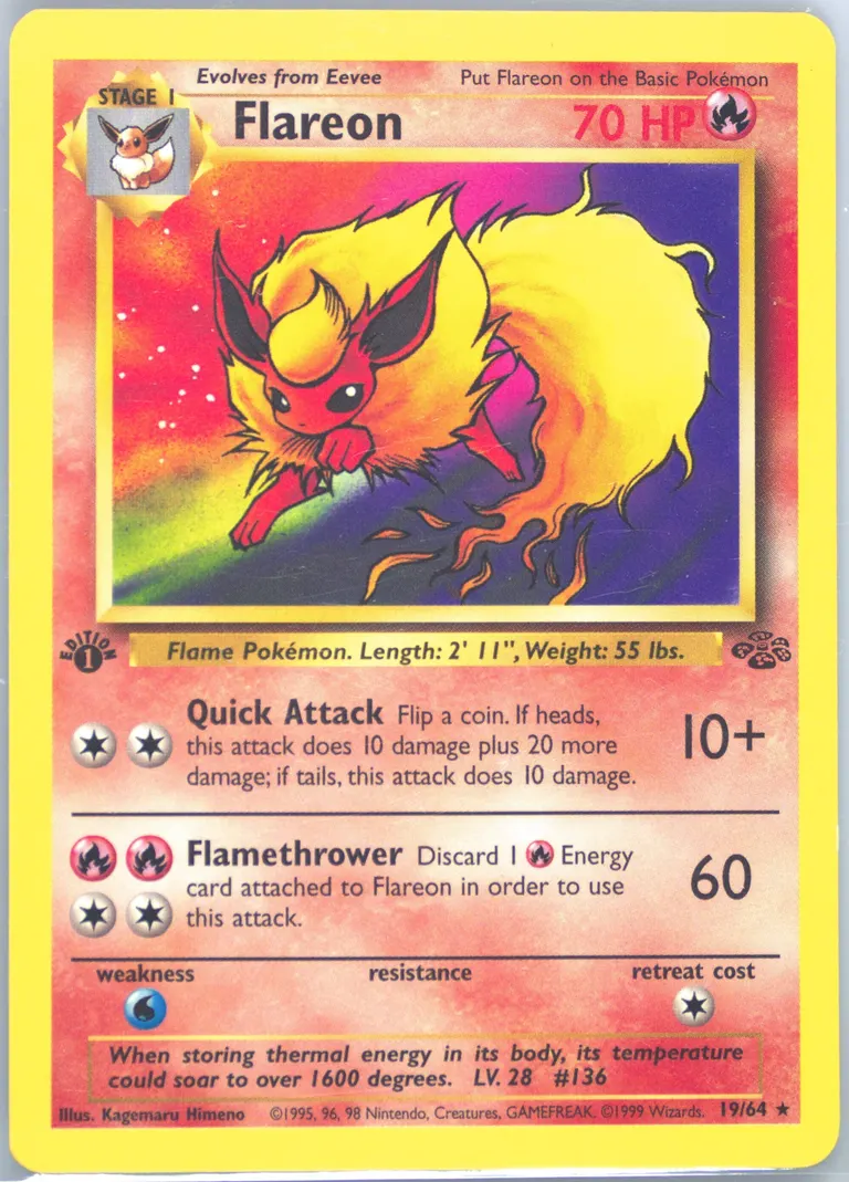 Flareon card photo