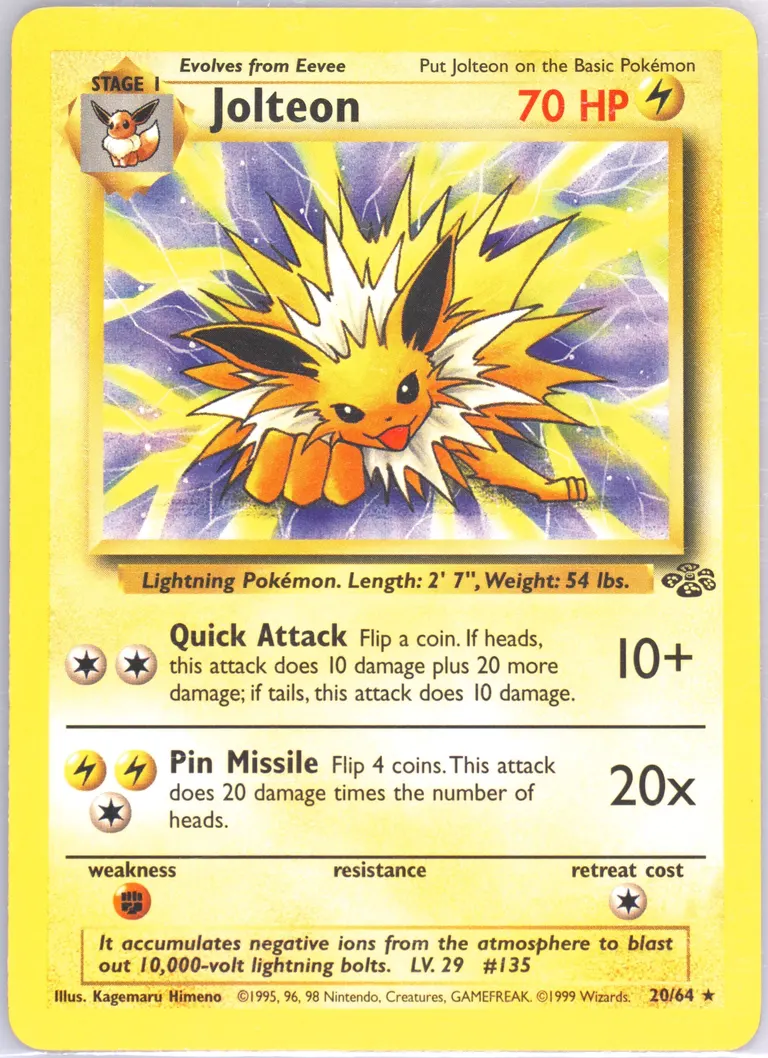 Jolteon card photo