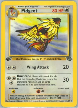 Pidgeot card photo