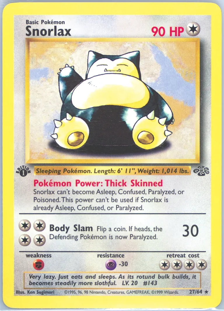 Snorlax card photo