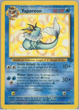 Vaporeon card photo