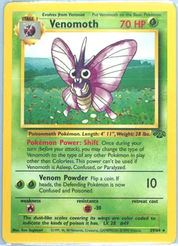 Venomoth card photo