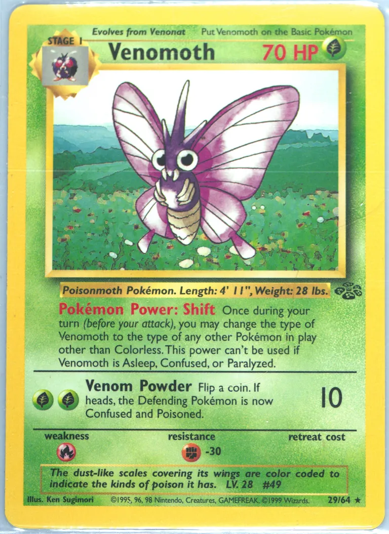 Venomoth card photo