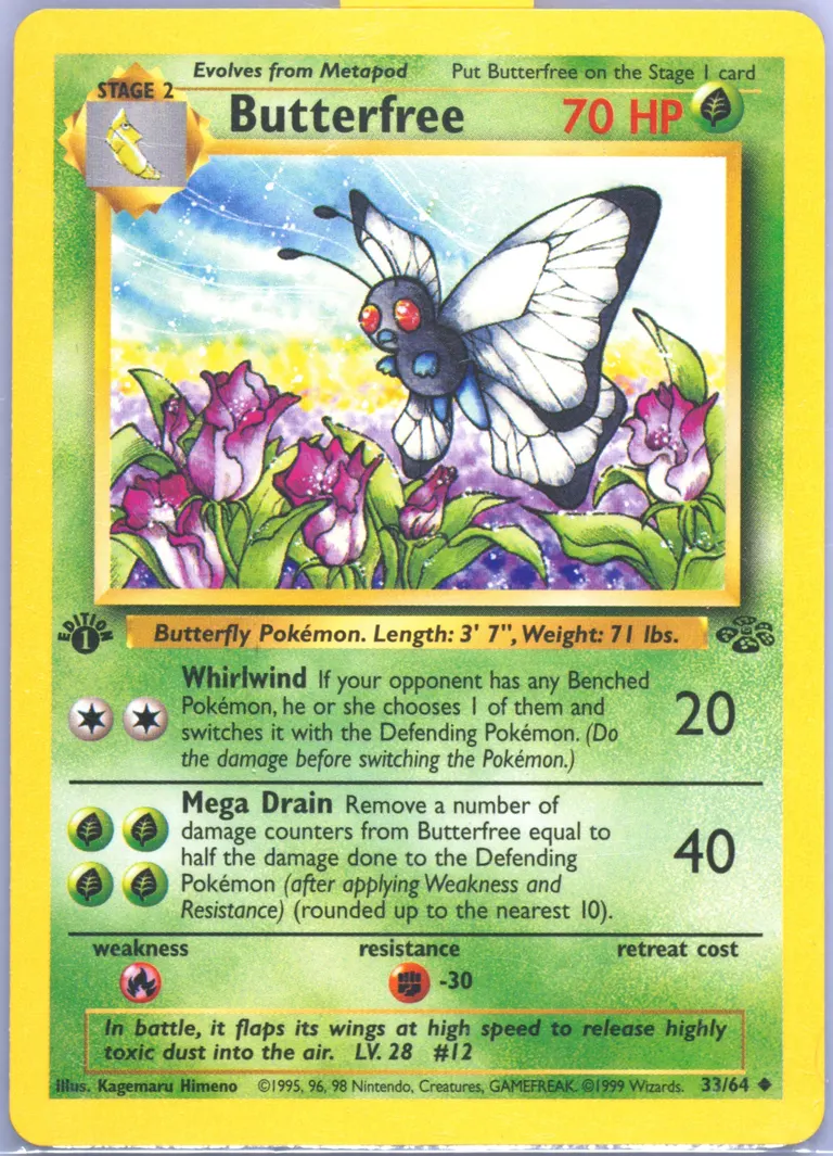 Butterfree card photo