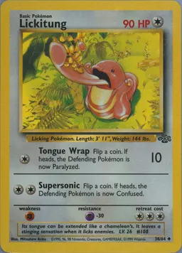Lickitung card photo