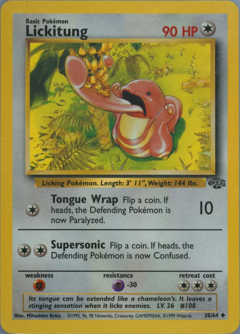 Lickitung card photo