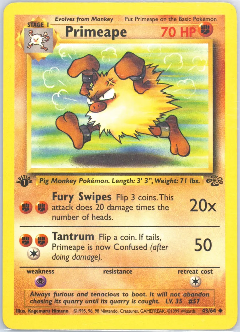 Primeape card photo