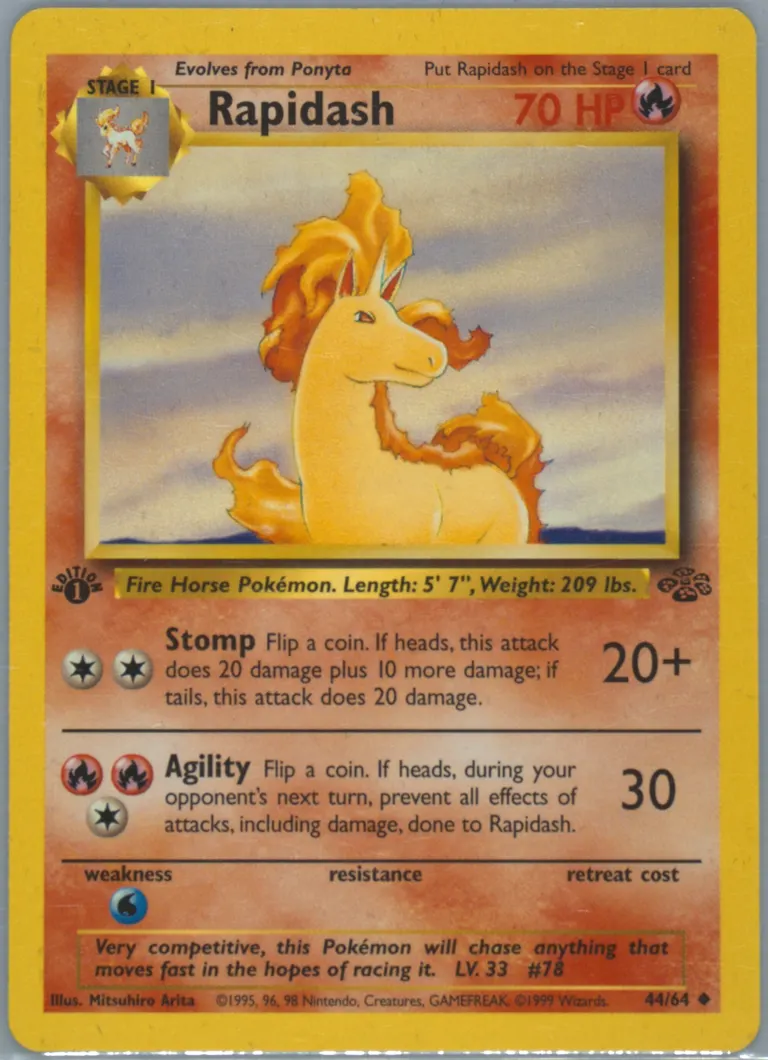 Rapidash card photo