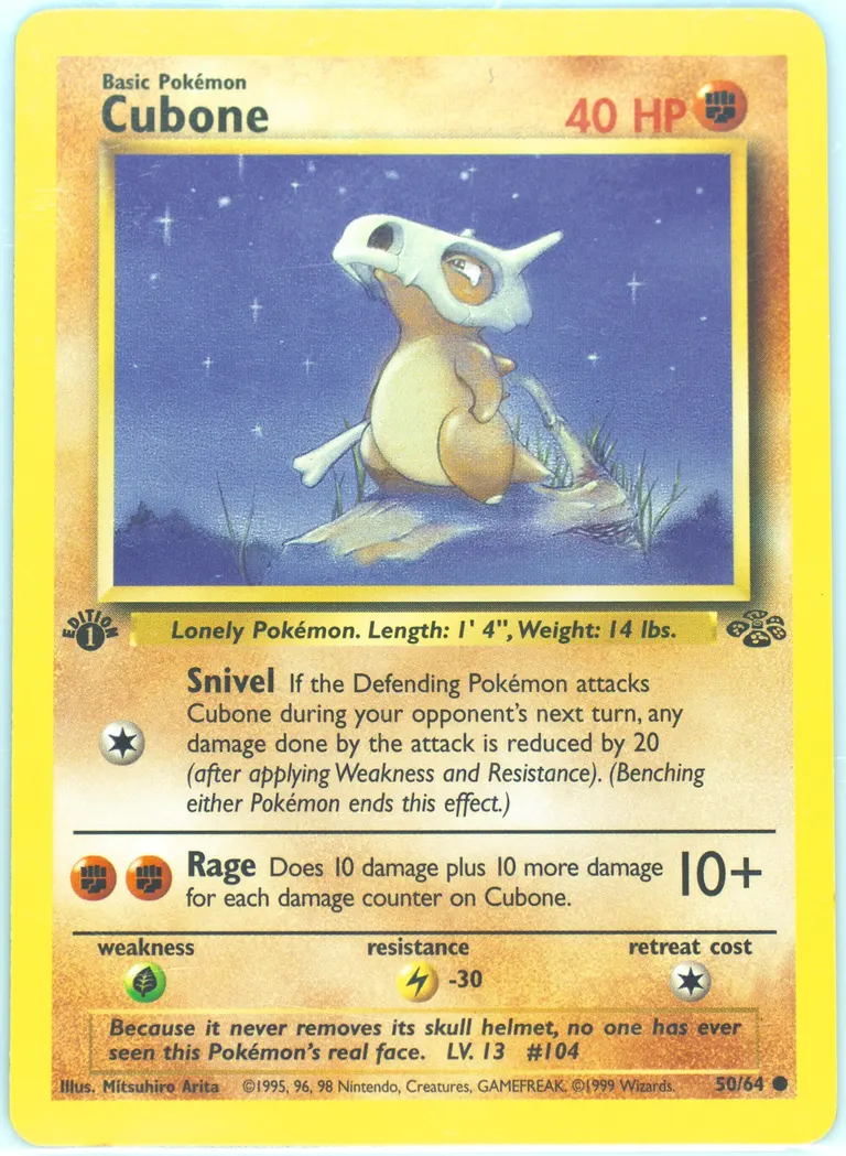 Cubone card photo