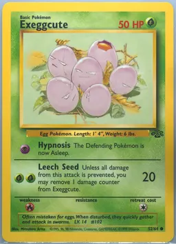 Exeggcute card photo