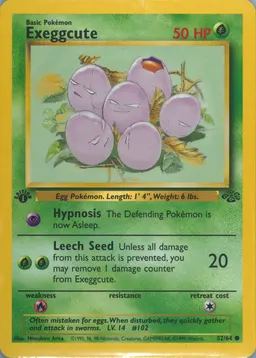 Exeggcute card photo
