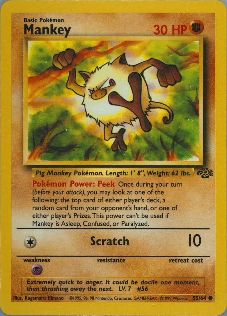 Mankey card photo