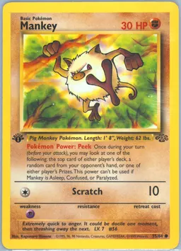 Mankey card photo