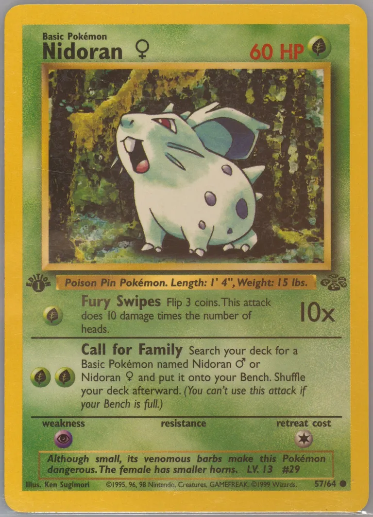 Nidoran♀ card photo