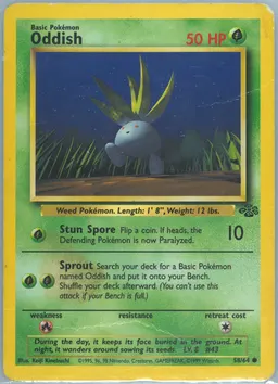 Oddish card photo