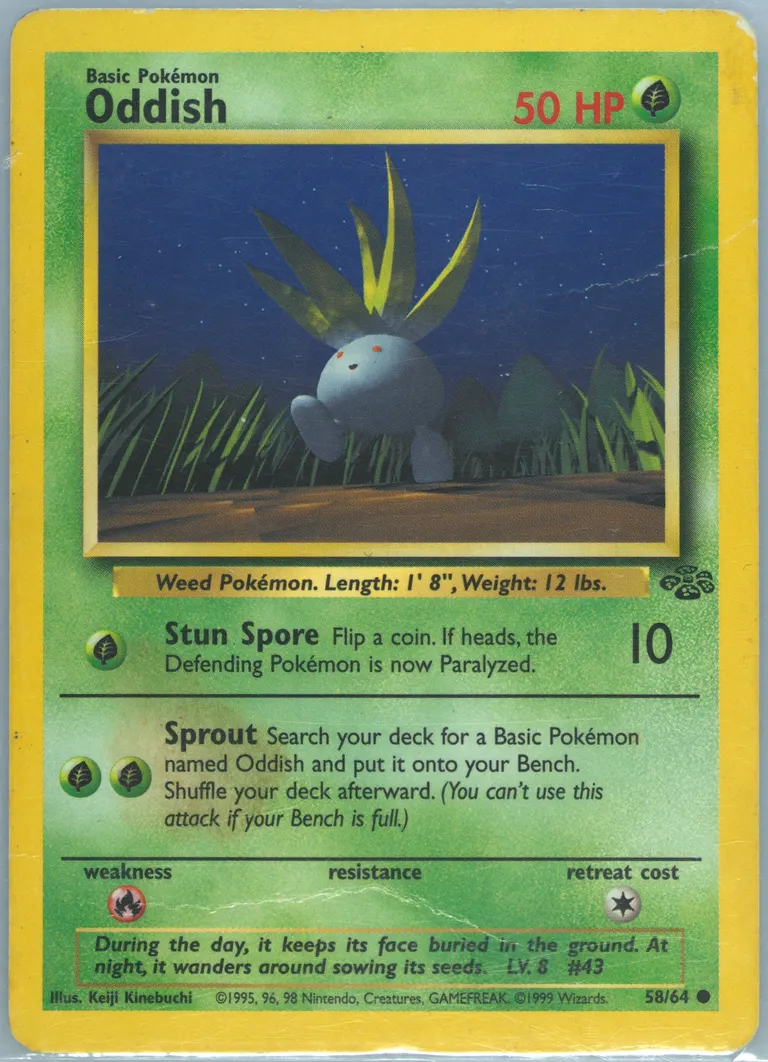 Oddish card photo