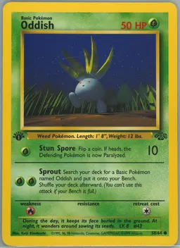 Oddish card photo