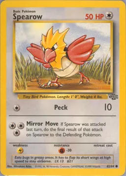 Spearow card photo