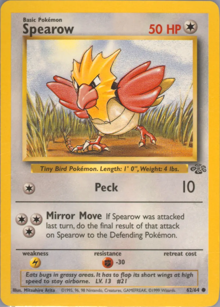 Spearow card photo