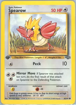 Spearow card photo
