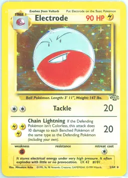 Electrode card photo