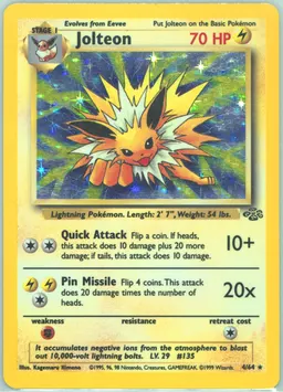 Jolteon card photo