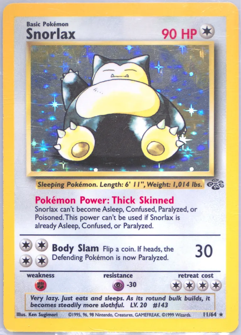 Snorlax card photo