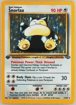 Snorlax card photo
