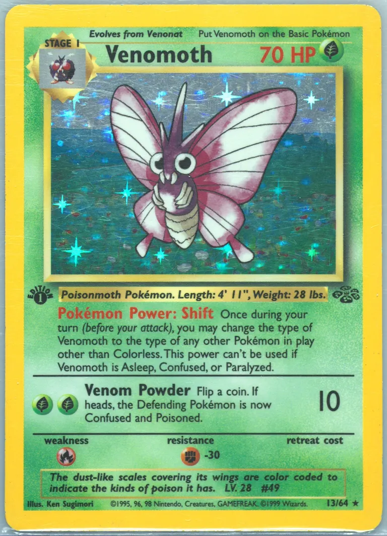 Venomoth card photo