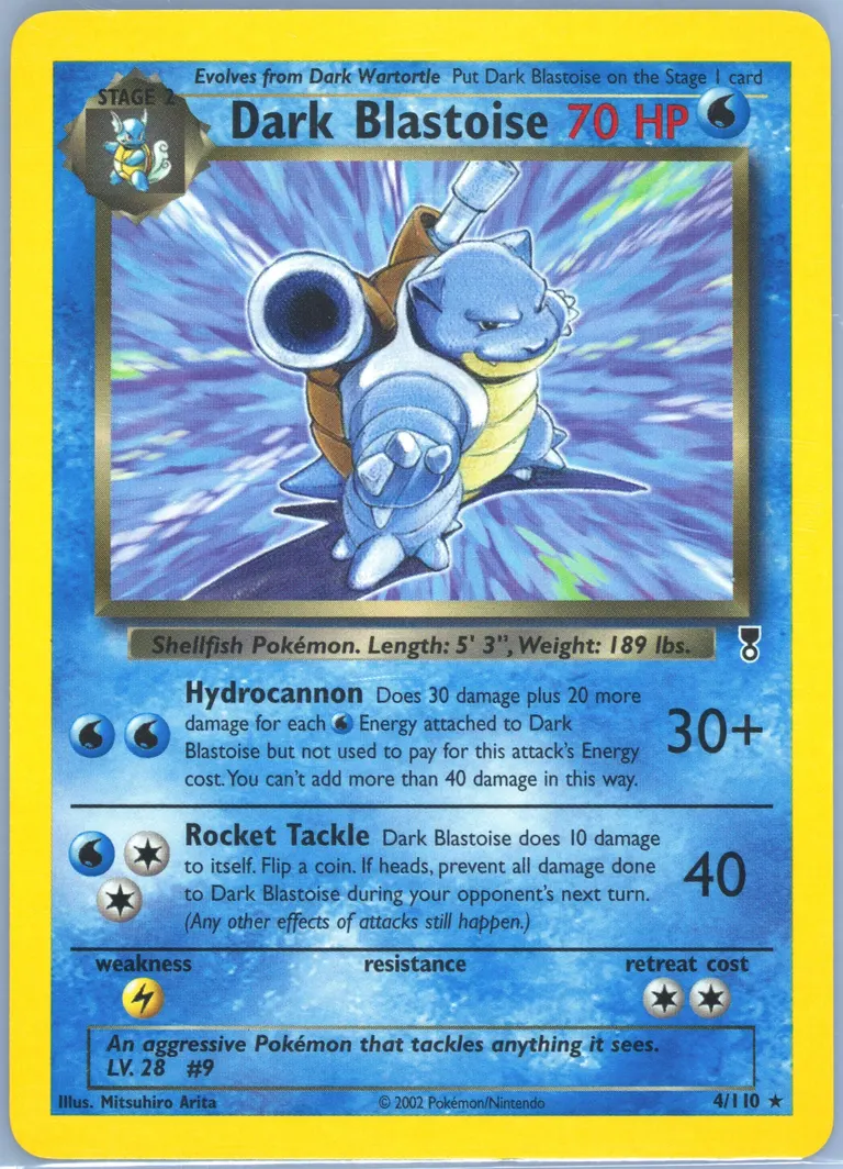 Dark Blastoise card photo