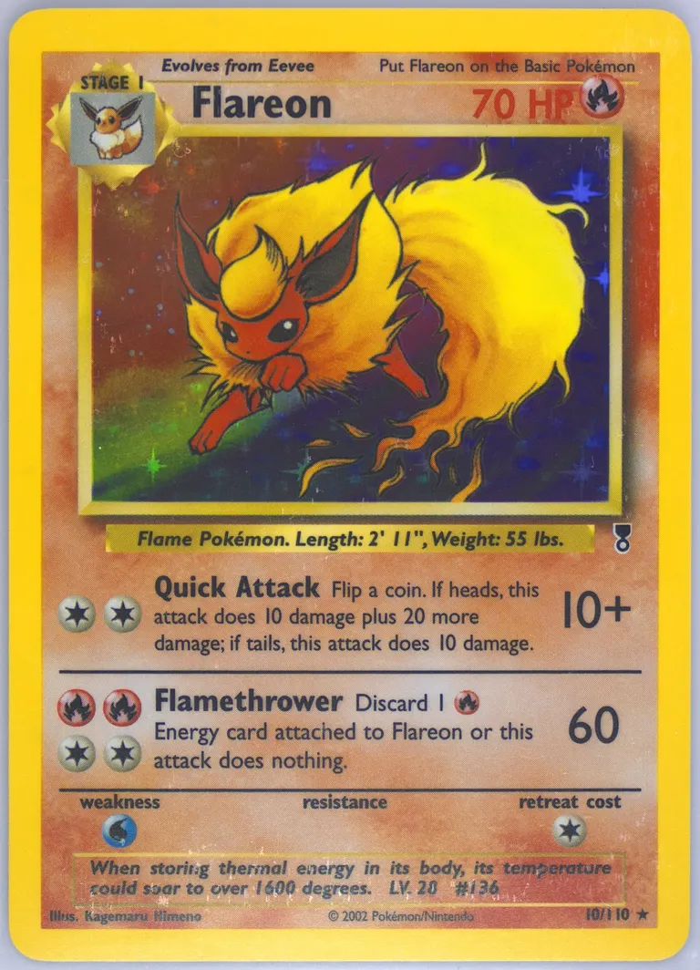 Flareon card photo