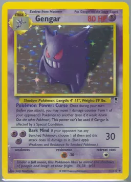 Gengar card photo