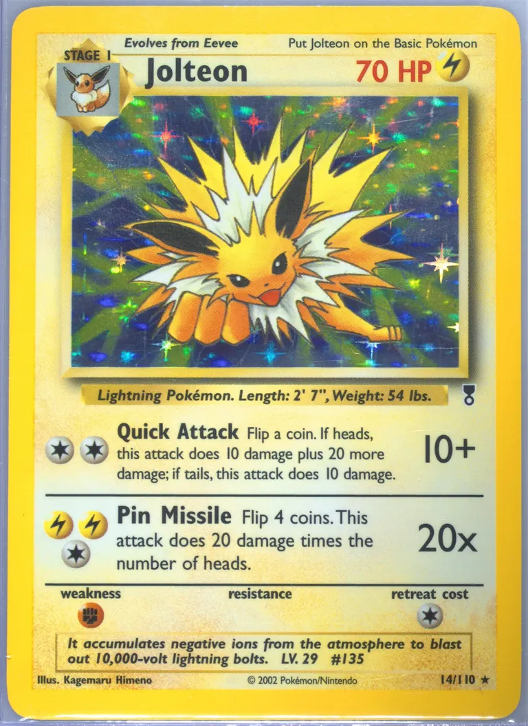 Jolteon card photo