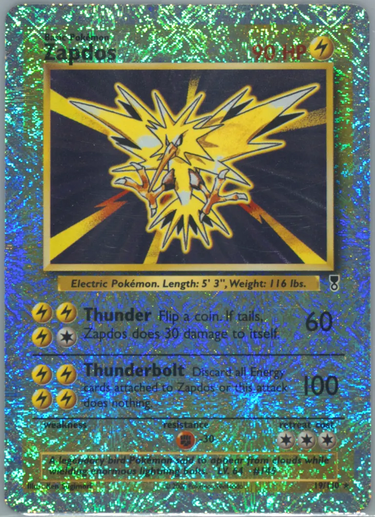 Zapdos card photo