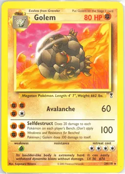 Golem card photo