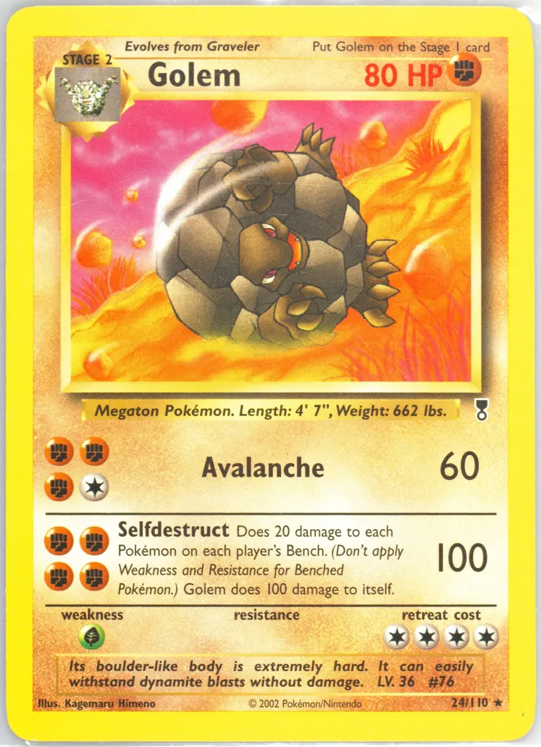 Golem card photo